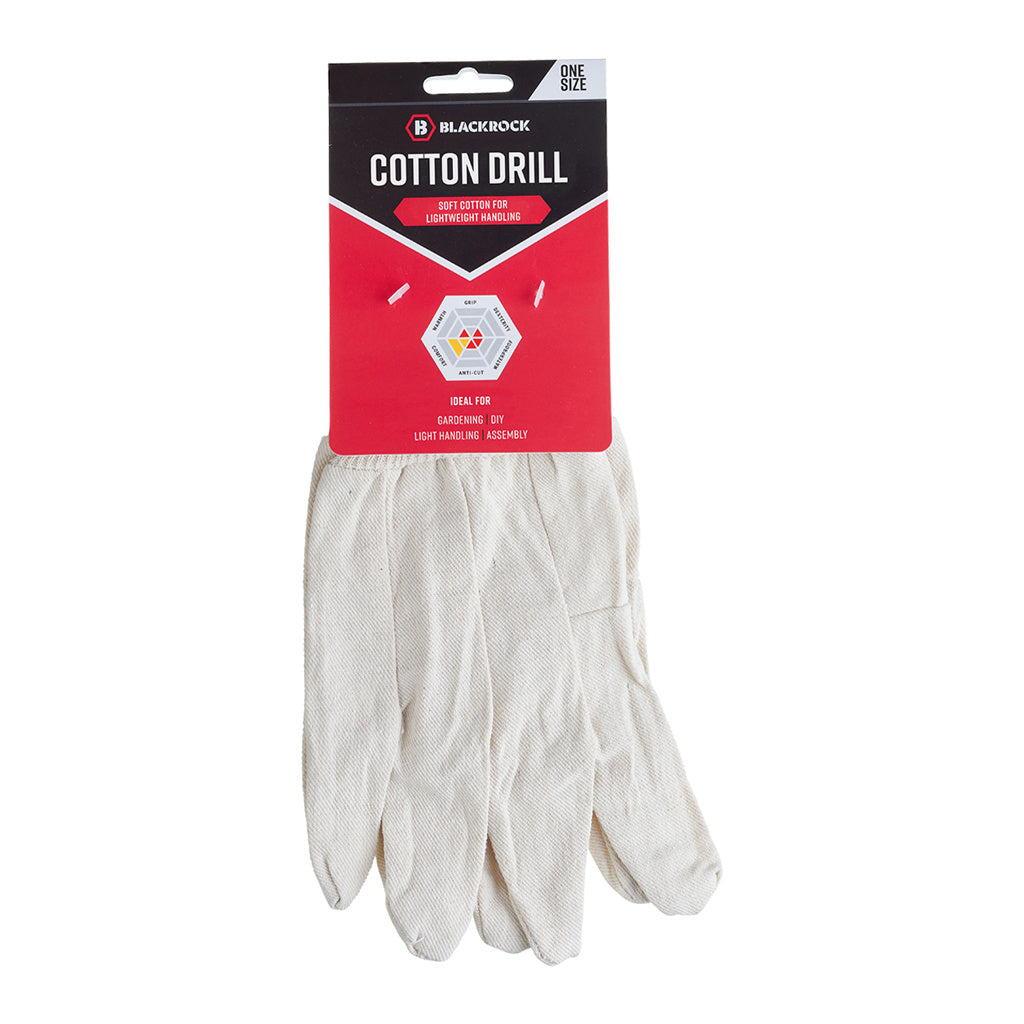 Blackrock Cotton Drill Gloves Pair (carded)