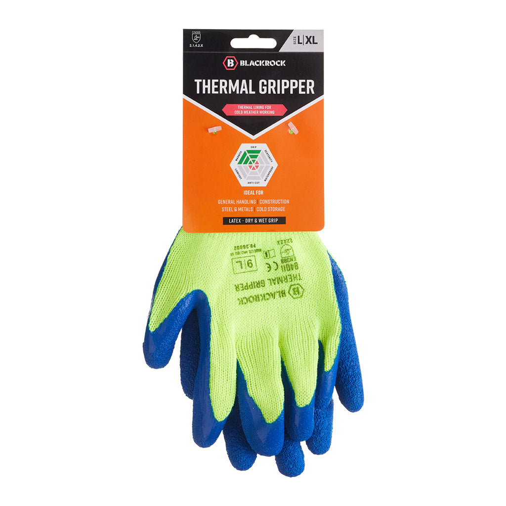 Blackrock Thermal Gripper Gloves Pair (carded)