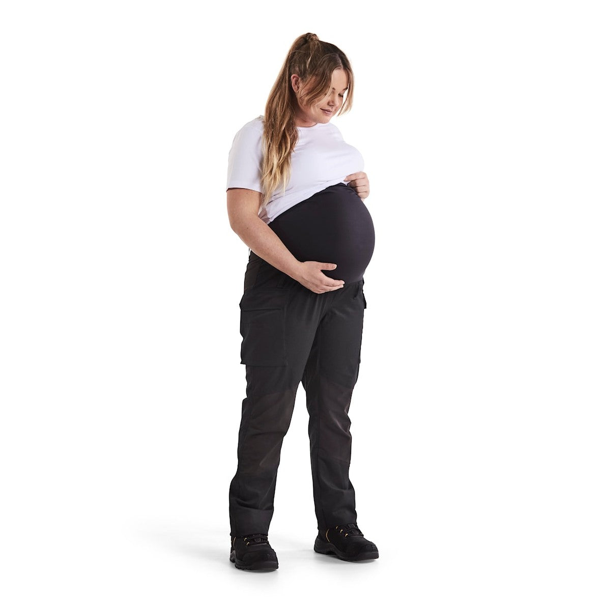 Blaklader Women's Maternity Service Trousers with Stretch 7101 #colour_black