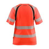 Blaklader T-Shirt Hi-Vis Women 3503 #colour_red-hi-vis-black