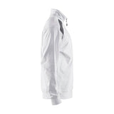 Blaklader Half-Zip 2-Tone Sweatshirt 3353 - White/Dark Grey