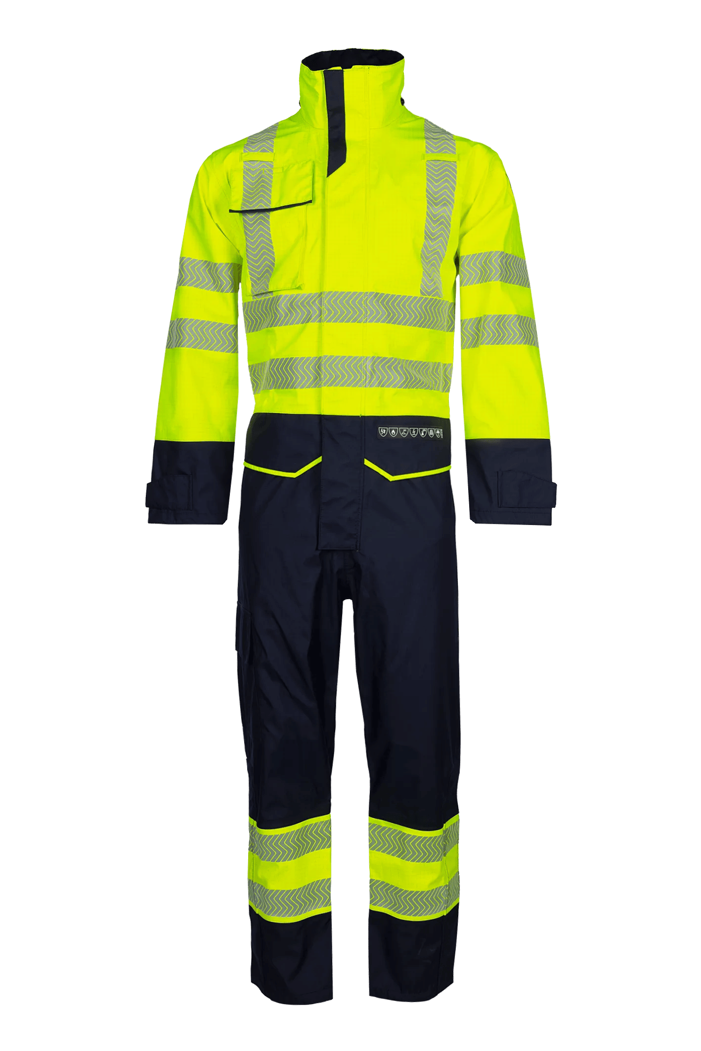 Sioen Aksdal Hi-Vis Rain Coverall With Arc Protection