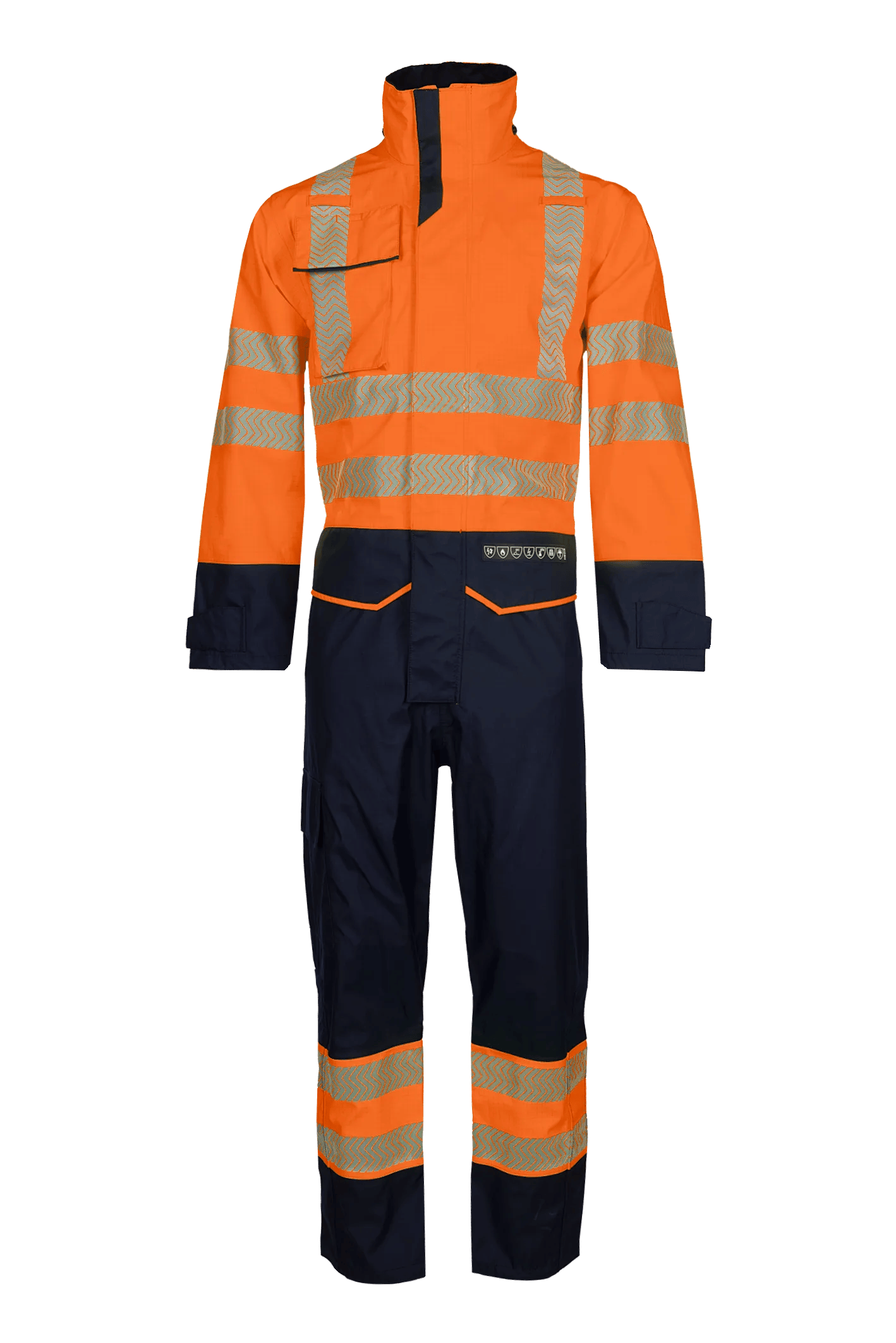 Sioen Aksdal Hi-Vis Rain Coverall With Arc Protection