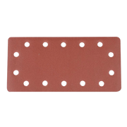 Silverline Hook & Loop 1/2 Sheets Punched 10Pk - 240 Grit