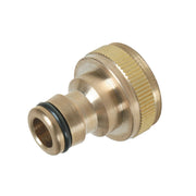 Silverline Tap Connector Brass