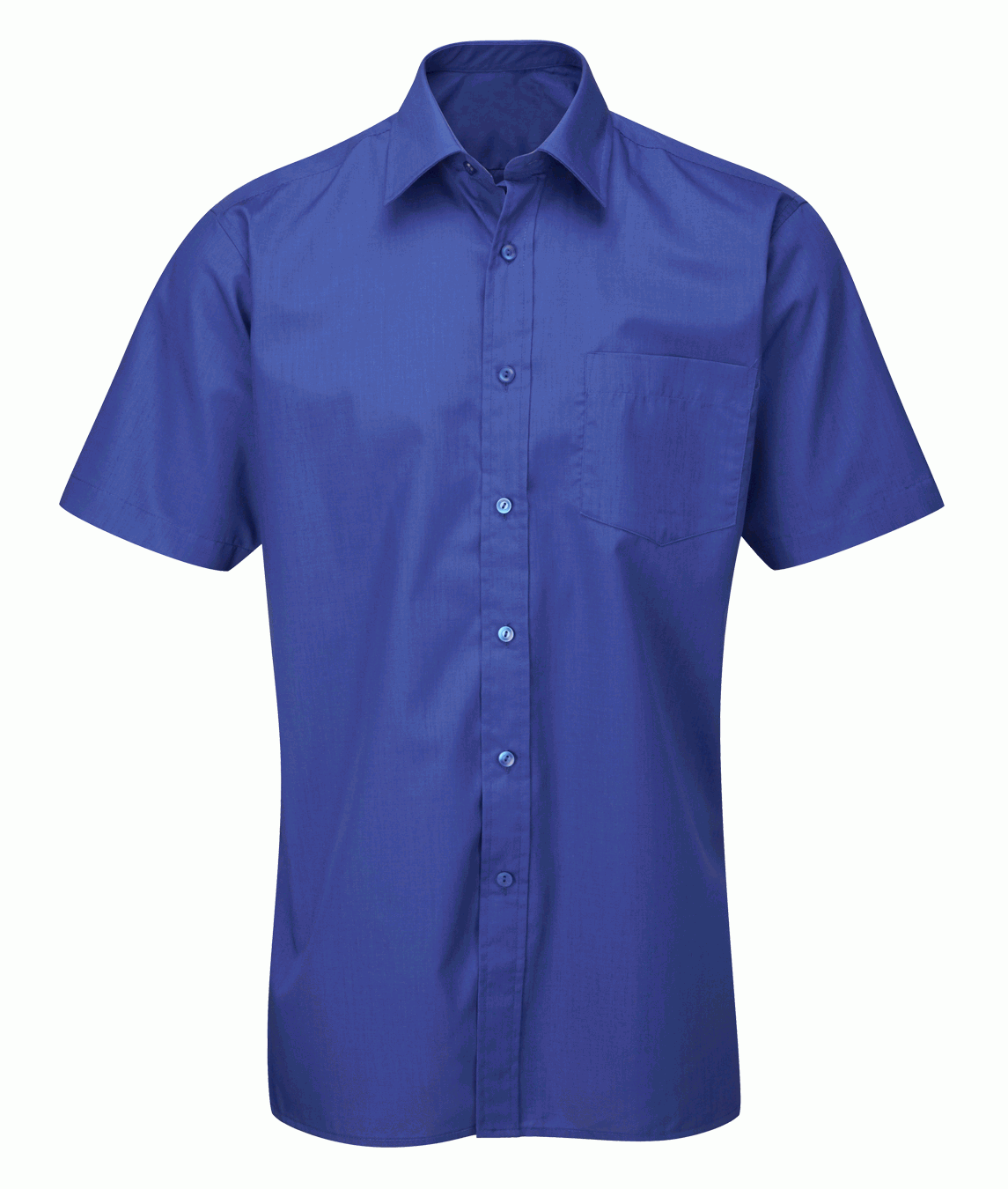 Orbit International Men'S Deluxe: Short Sleeve Shirt - Royal
