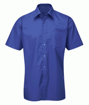 Orbit International Men'S Deluxe: Short Sleeve Shirt - Royal
