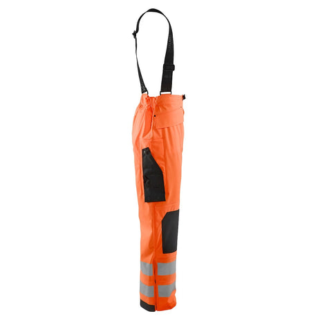 Blaklader Rain Trousers Hi-Vis Level 3 1306 #colour_orange