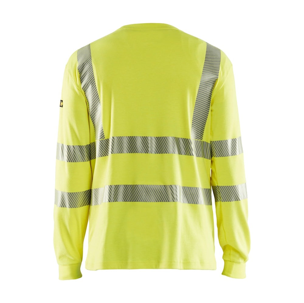 Blaklader Multinorm Long Sleeved T-Shirt 3481 #colour_hi-vis-yellow