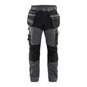 Blaklader Craftsman Trousers with Stretch 15991860 - Mid Grey/Black