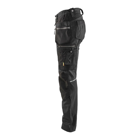 Blaklader Women's Craftsman Trousers with Stretch 7115 #colour_black