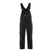 Blaklader Bib Overall with Stretch 2695 - Black/Hi-Vis Yellow