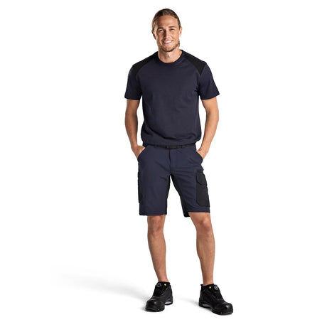 Blaklader Service Shorts 4-Way Stretch 1423 #colour_dark-navy-black