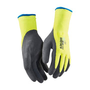 Blaklader Work Gloves Lined, Latex Coated 2961 #colour_hi-vis-yellow