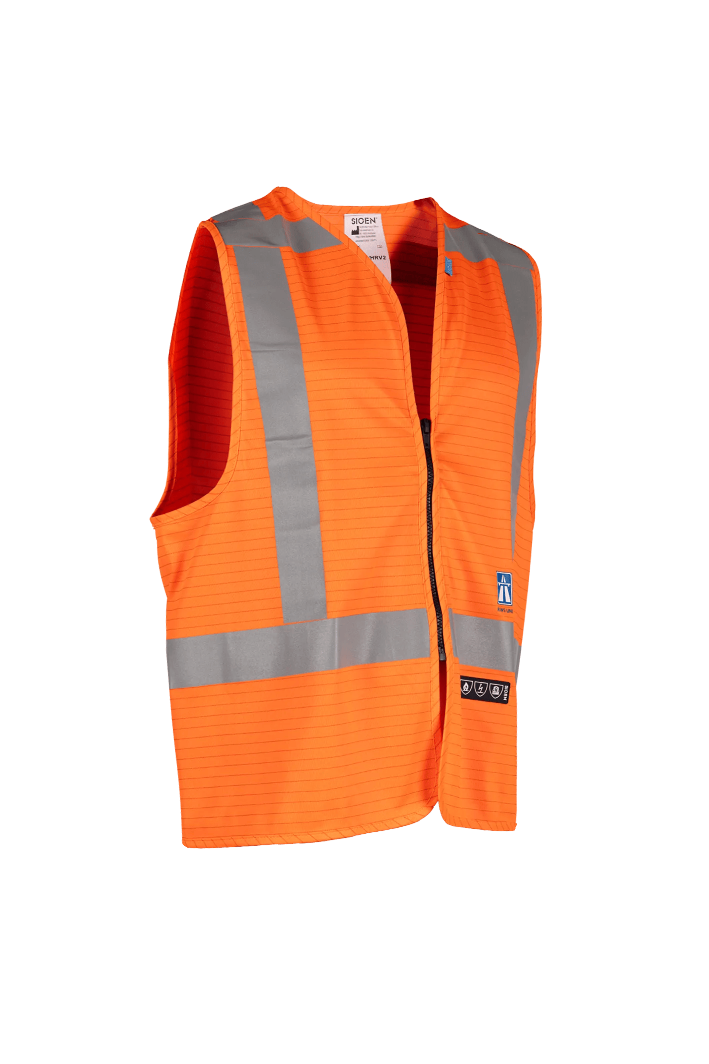 Sioen Sarvan Flame Retardant And Anti-Static Hi-Vis Waistcoat (Rws)