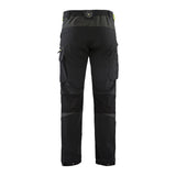 Blaklader 4-Way-Stretch Service Trousers 1422 - Black / Hi-Vis Yellow