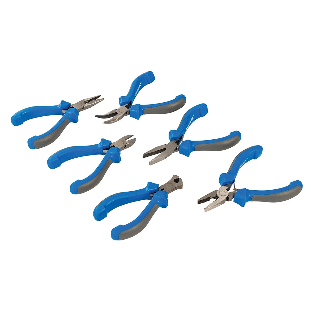 Silverline Mini Pliers Set 6Pce