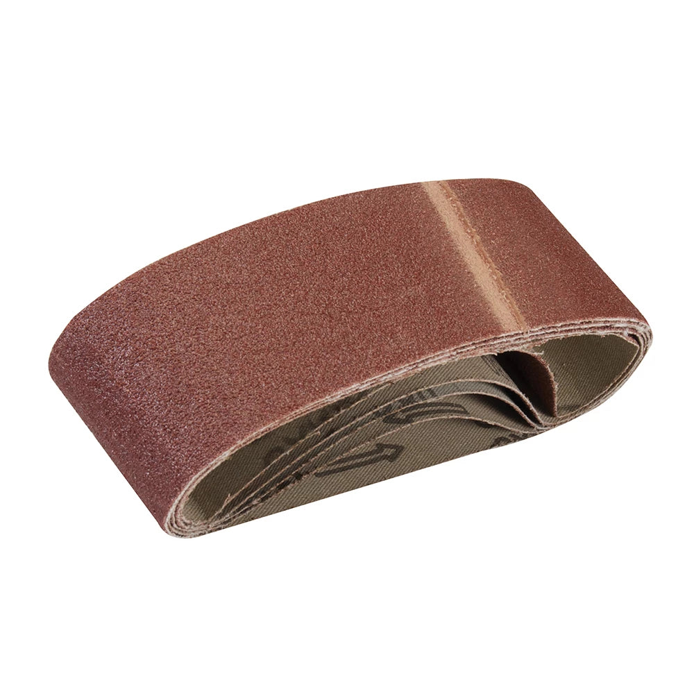 Silverline Sanding Belts 60 X 400mm 5pk - 80 Grit
