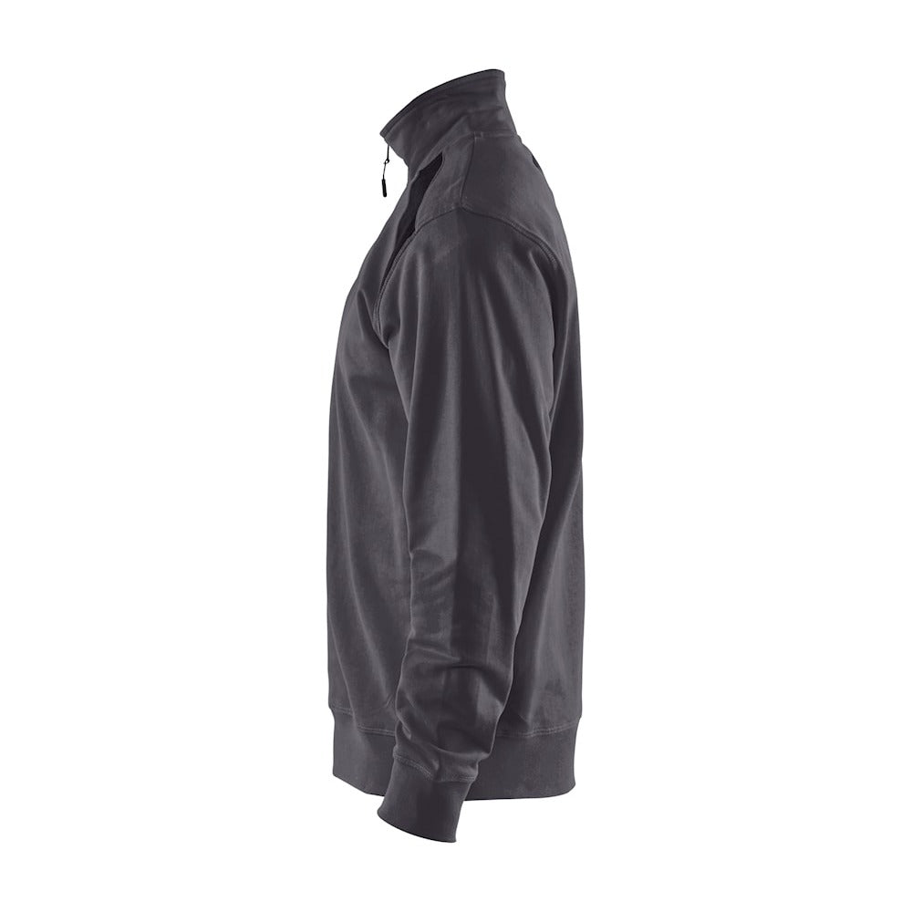 Blaklader Half-Zip 2-Tone Sweatshirt 3353 - Mid Grey/Black