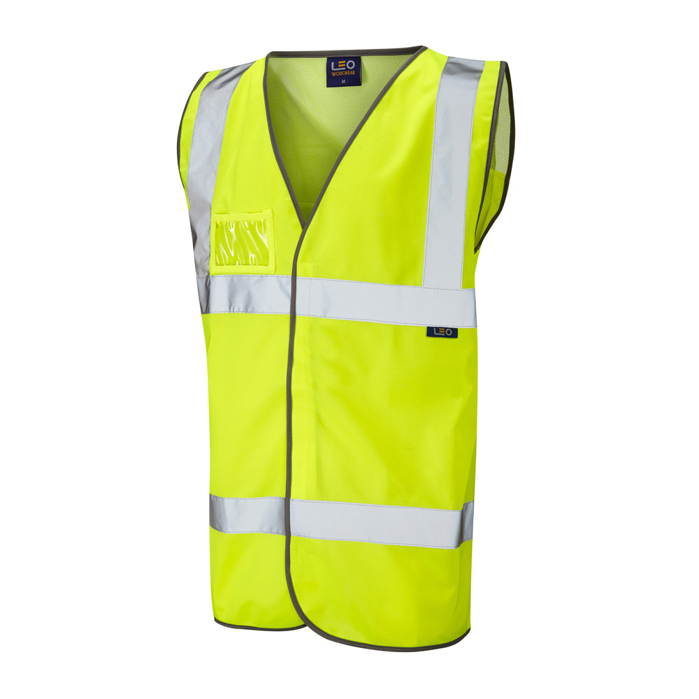 Leo Workwear VELATOR Leo EcoViz Mesh Back Waistcoat