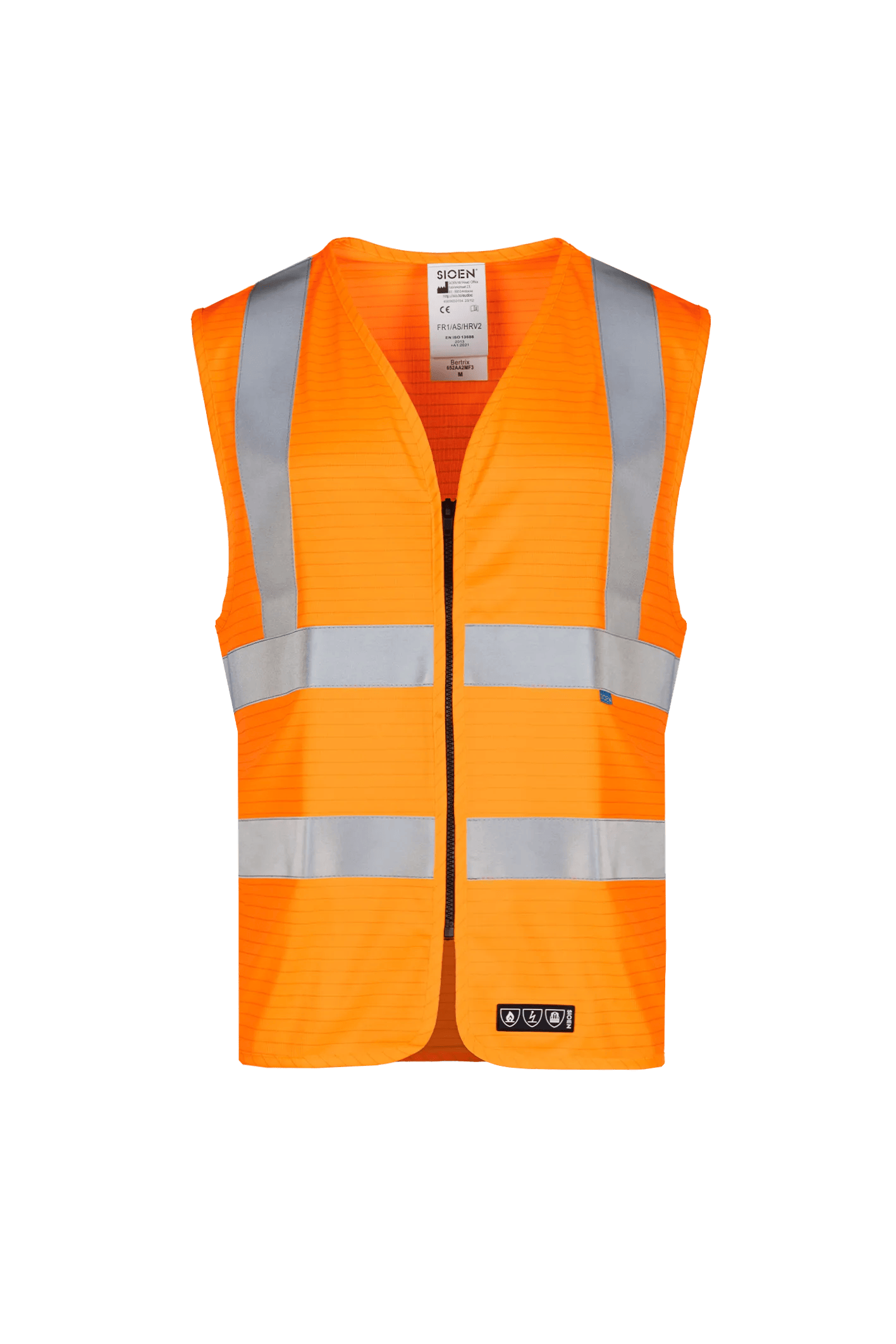 Sioen Bertrix Flame Retardant And Anti-Static Hi-Vis Waistcoat