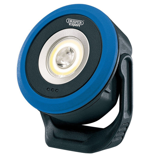 Draper Tools Cob/Smd Led Wireless/Usb Rechargeable Mini Flood Light, 7W, 670 Lumens, Usb-C Cable Supplied
