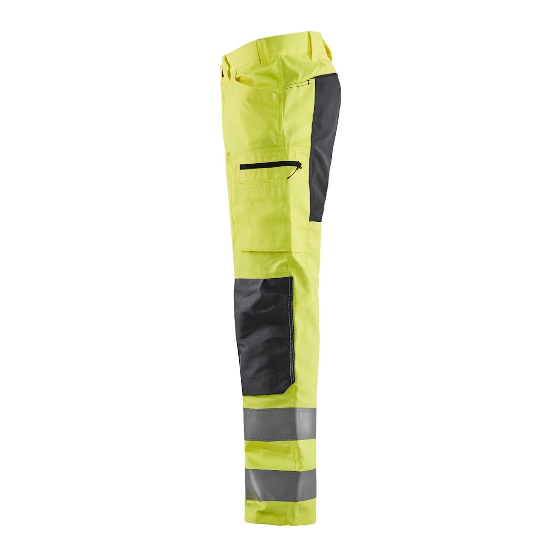 Blaklader Hi-Vis Trousers with Stretch 1585 - Hi-Vis Yellow/Mid Grey