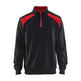 Blaklader Half-Zip 2-Tone Sweatshirt 3353 - Black/Red