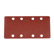 Silverline Hook & Loop 1/3 Sheets Punched 10Pk - 80 Grit