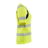 Blaklader T-Shirt Hi-Vis Women 3503 #colour_hi-vis-yellow-black