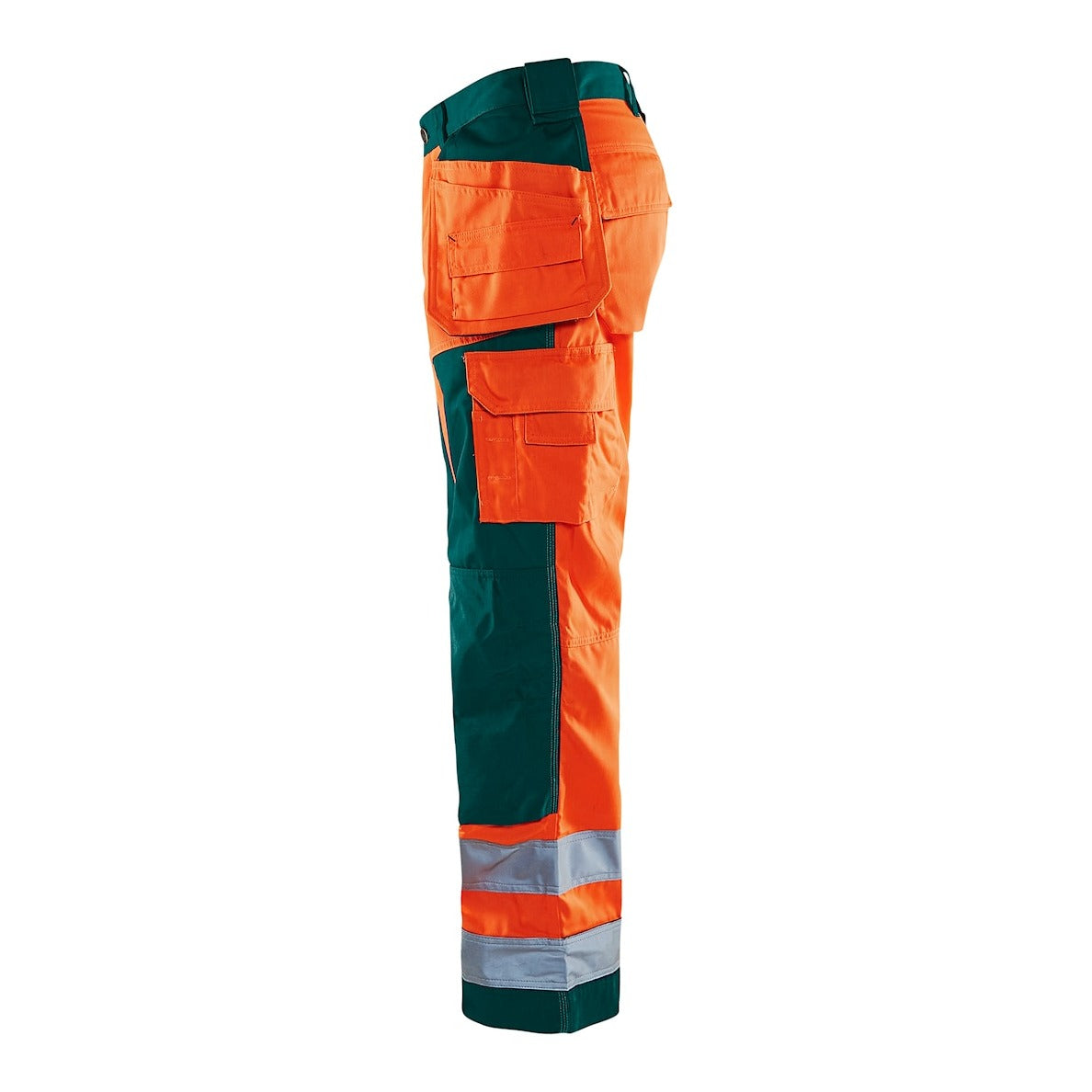 Blaklader Hi-Vis Craftsman Trousers 1568 - Orange/Green