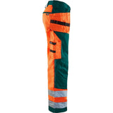 Blaklader Hi-Vis Craftsman Trousers 1568 - Orange/Green