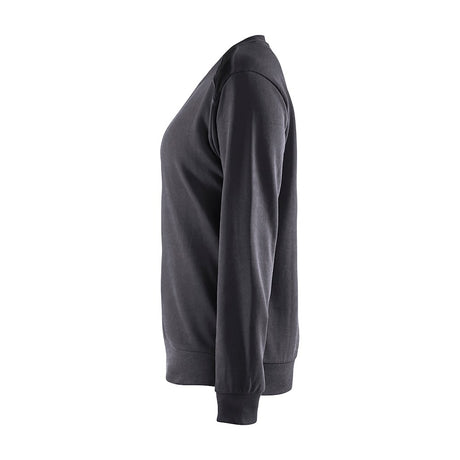 Blaklader Sweatshirt Women 3408 #colour_mid-grey-black