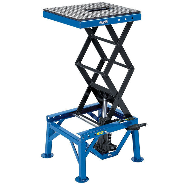 Draper Tools Hydraulic Motorcycle Scissor Lift, 135Kg