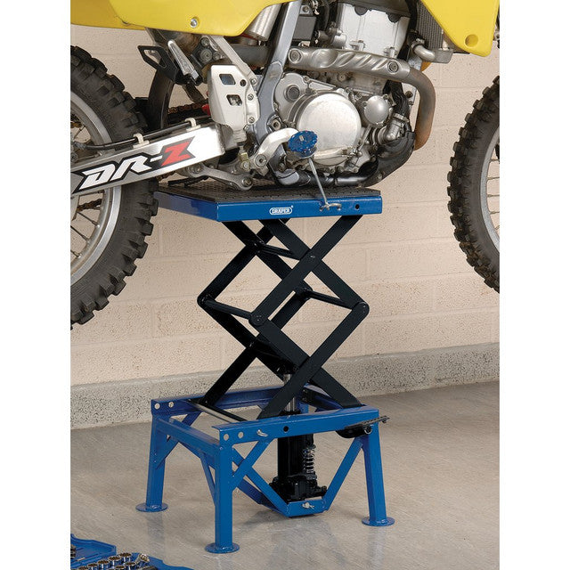 Draper Tools Hydraulic Motorcycle Scissor Lift, 135Kg
