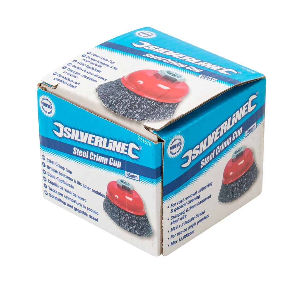 Silverline Steel Crimp Cup