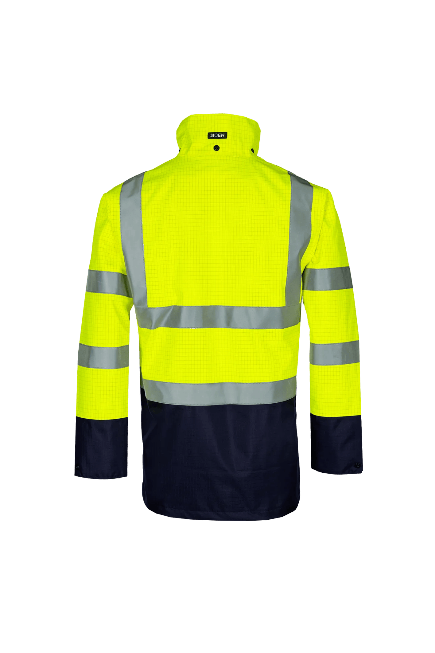 Sioen Elliston Flame Retardant Anti-Static Hi-Vis Rain Jacket