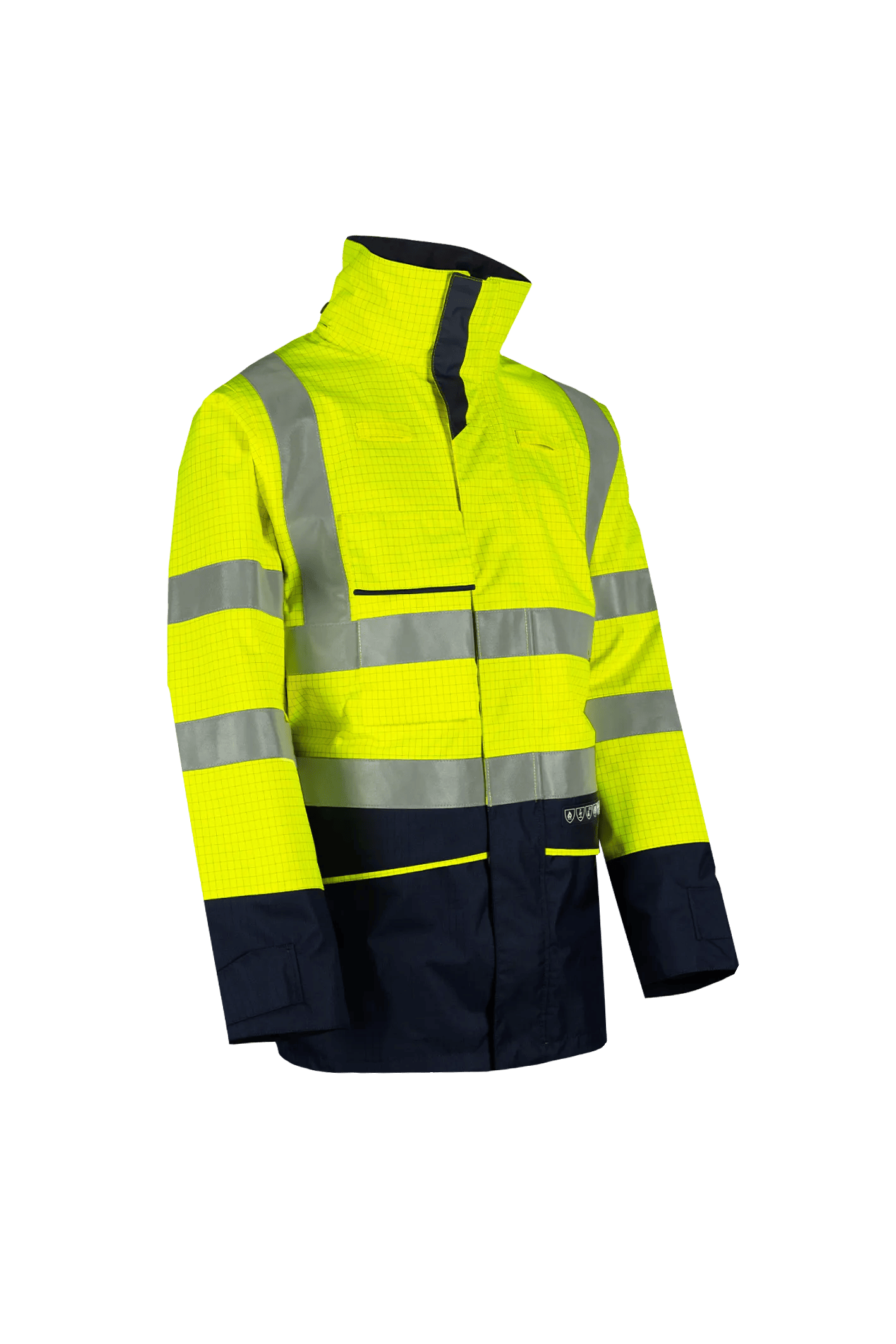 Sioen Hedland Flame Retardant Anti-Static Hi-Vis Rain Jacket