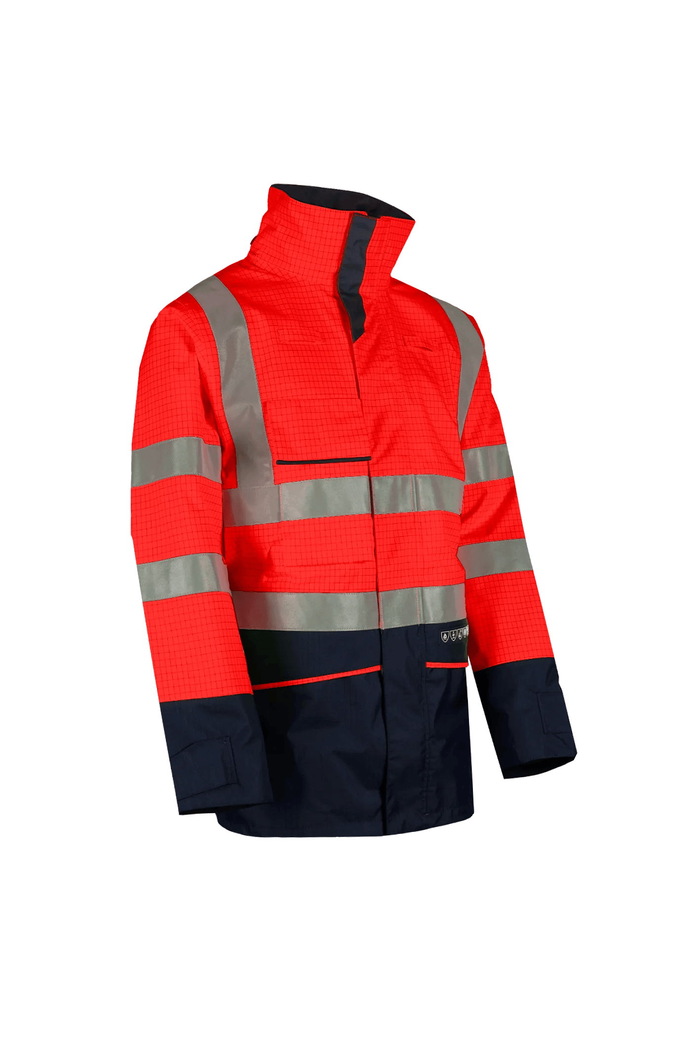 Sioen Hedland Flame Retardant Anti-Static Hi-Vis Rain Jacket