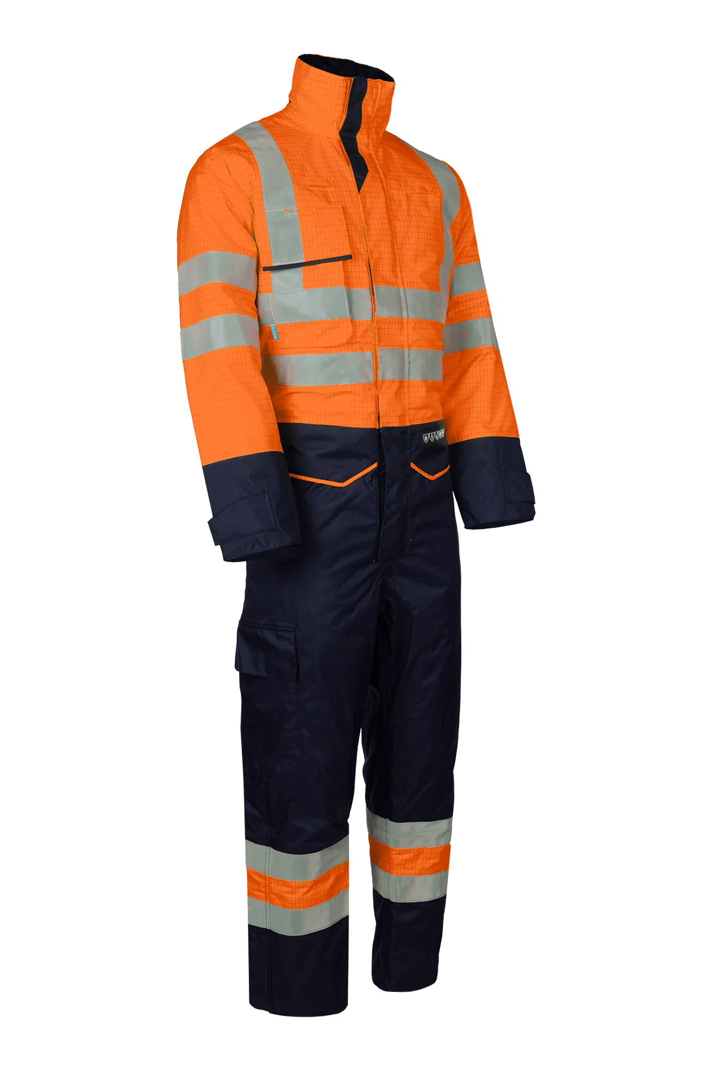 Sioen Carret Flame Retardant Anti-Static Hi-Vis Rain Winter Coverall