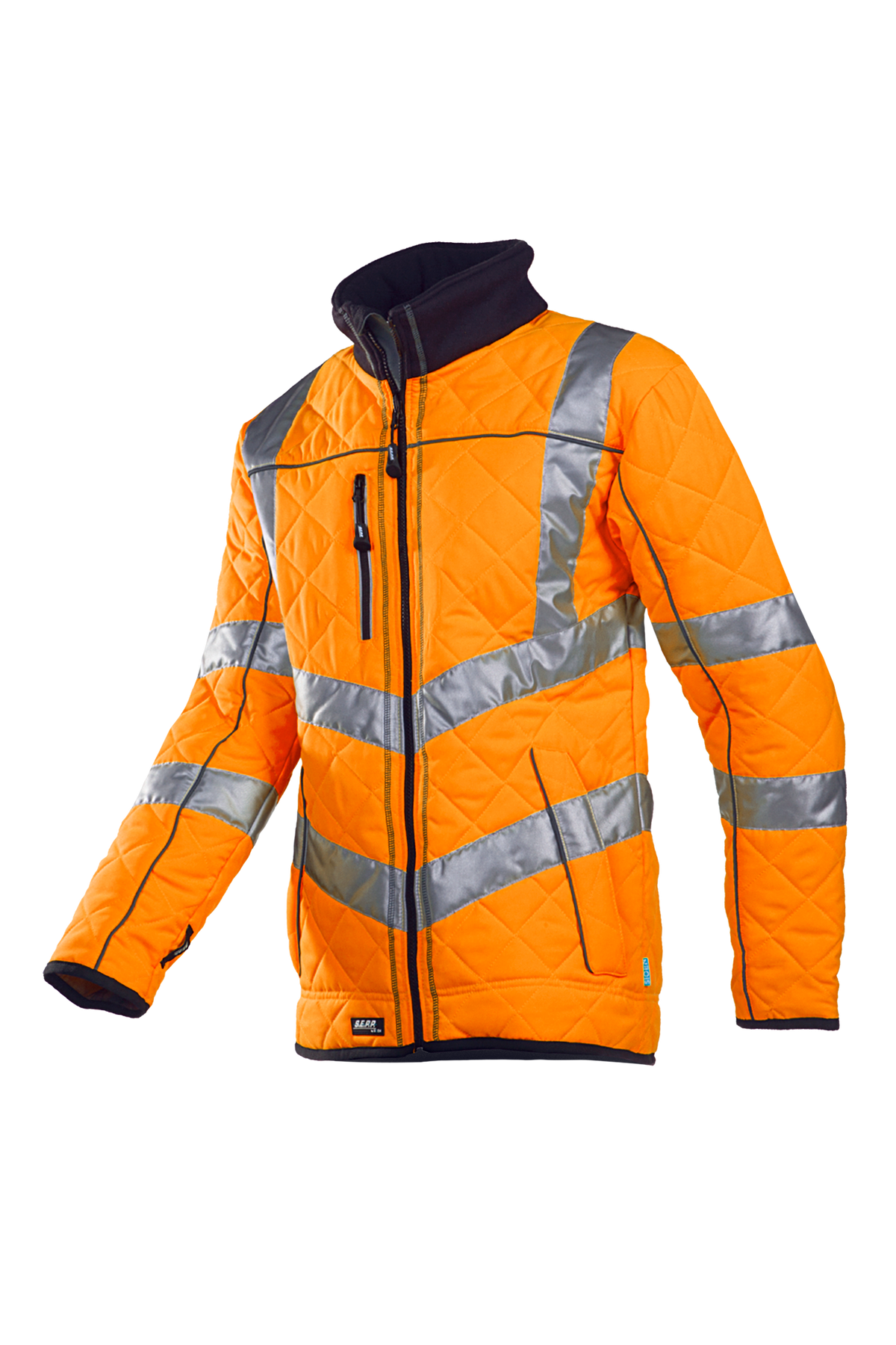 Sioen Castor Hi-Vis Quilted Jacket With Fleece Lining