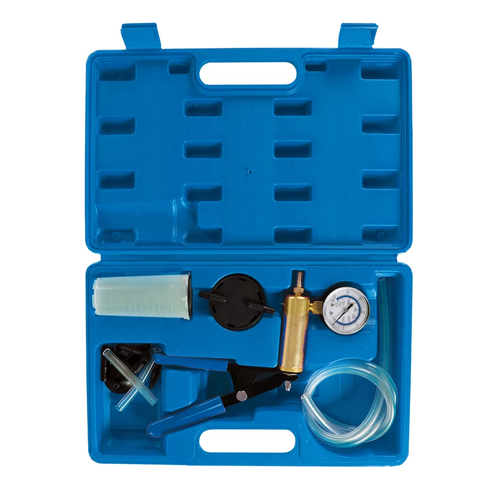 Silverline Vacuum Tester & Brake Bleeding Kit 16Pce