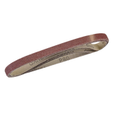 Silverline Sanding Belts 13 X 457mm 5Pk - 80 Grit