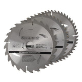 Silverline TCT Circular Saw Blades 24, 40, 48T 3Pk