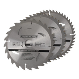 Silverline TCT Circular Saw Blades 24, 40, 48T 3Pk