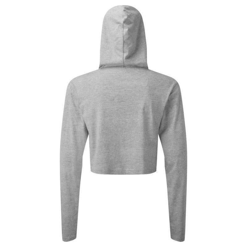 Women's TriDri® Cropped Hooded Long Sleeve T-Shirt