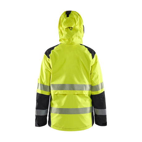 Blaklader Women's Shell Jacket Hi-Vis 4436 #colour_hi-vis-yellow-black