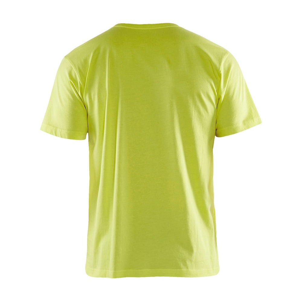 Blaklader T-Shirt 5 Pack 3325 #colour_hi-vis-yellow