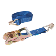Silverline Ratchet Tie Down Strap J-Hook 6m x 38mm - 2000kg