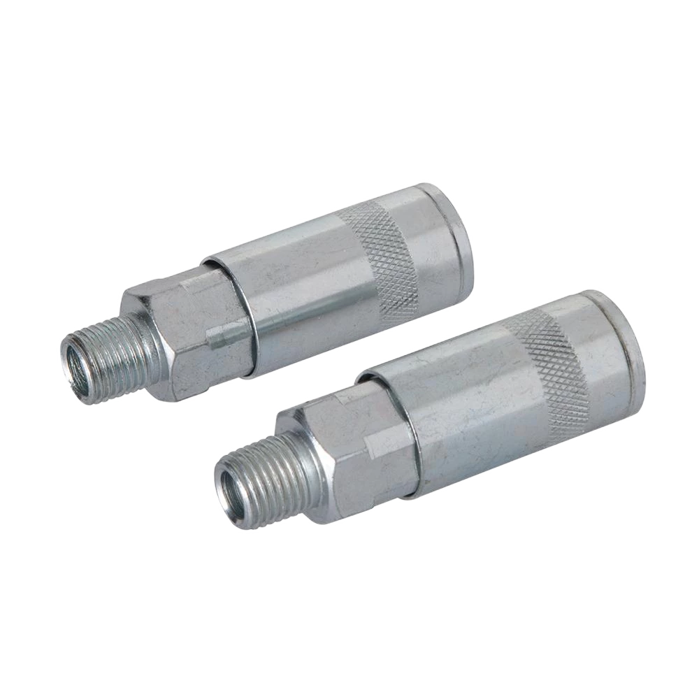 Silverline Air Line Quick Coupler 2Pk